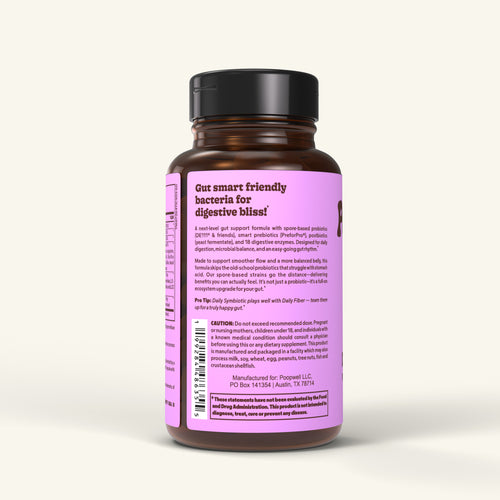 Daily Symbiotic - Probiotic Prebiotic Postbiotic Capsules